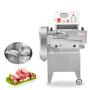 Segurança Operacional Máquina De Corte De Carne Fresca Máquina De Corte De Costela Pig Hoof Half Slicer