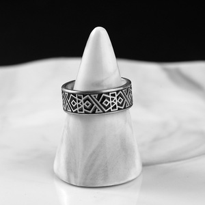 Stainless Steel Men Cuff Bangles Ring Knot Viking <b>Bracelet</b> Vintage Amulet Talisman Jewelry Christmas Present Jewelry <b>Set</b> - Product Image 4