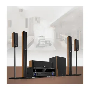 KYYSLB نظام مسرح منزلي الصوت مجموعة 5.1 غرفة المعيشة المنزل التلفزيون الموسيقى مكبر صوت المتكلم مضخم 3D المحيطي لاعب