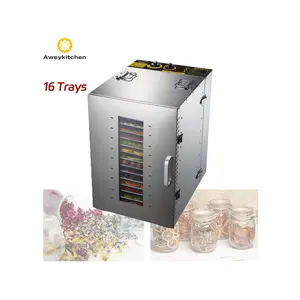 Droog Voedsel Dehydrator Machine Voor Vlees 16 Trays 20 Trays Fruit Drogen Machine 2024