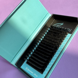 Pesta như Hot Bán Tổng Hợp lụa lông mi 0.03 0.05 0.07 mét khối lượng Cashmere lông mi mở rộng - Product Image 4