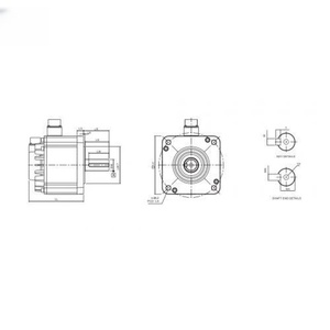 มอเตอร์ ECMA-L11830RS ECMA-A2 ของแท้ใหม่ 3KW 1500 รอบต่อนาที 400V มีสินค้าในสต็อก - Product Image 3
