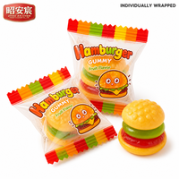 Hamburger Gummy Candy's QQ Jelly Dranken Glucose Meerkleurig 250g/500g Zak Groothandel OEM/ODM Maatwerk