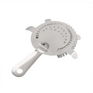 Colador de Cócteles de Acero Inoxidable Ecológico de Alta Gama con 4 Puntas, Malla Fina, para Agitar y Mezclar, Accesorios para el Hogar - Product Image 1
