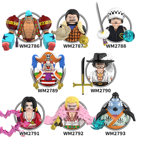 WM6187-6195 Anime 1 Piece Luffy Yamato Sabo Sanji Jinbe Robin Zoro Nami Chopper <span class=keywords><strong>Brook</strong></span> Usopp Franky Boa Bloques de Construcción Juguetes para Niños - Product Image 5