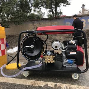 Nouvelle machine de nettoyage de canalisations Qanho 27HP 200Bar 50L/Min à <span class=keywords><strong>essence</strong></span>/diesel, autopropulsée, garantie 1 an - Product Image 5