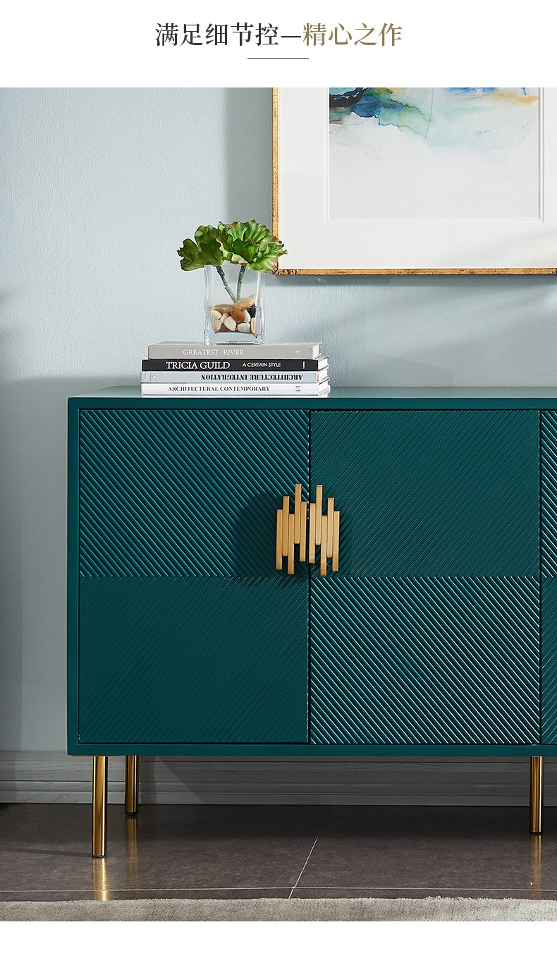 Modern new minimalist light luxury creative multifunctional living room dining room storage sideboard