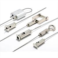 Pince de câble réglable pour système de suspension d'éclairage à LED Clip de câble en acier de cuivre de sécurité Accessoires de montage confortables
