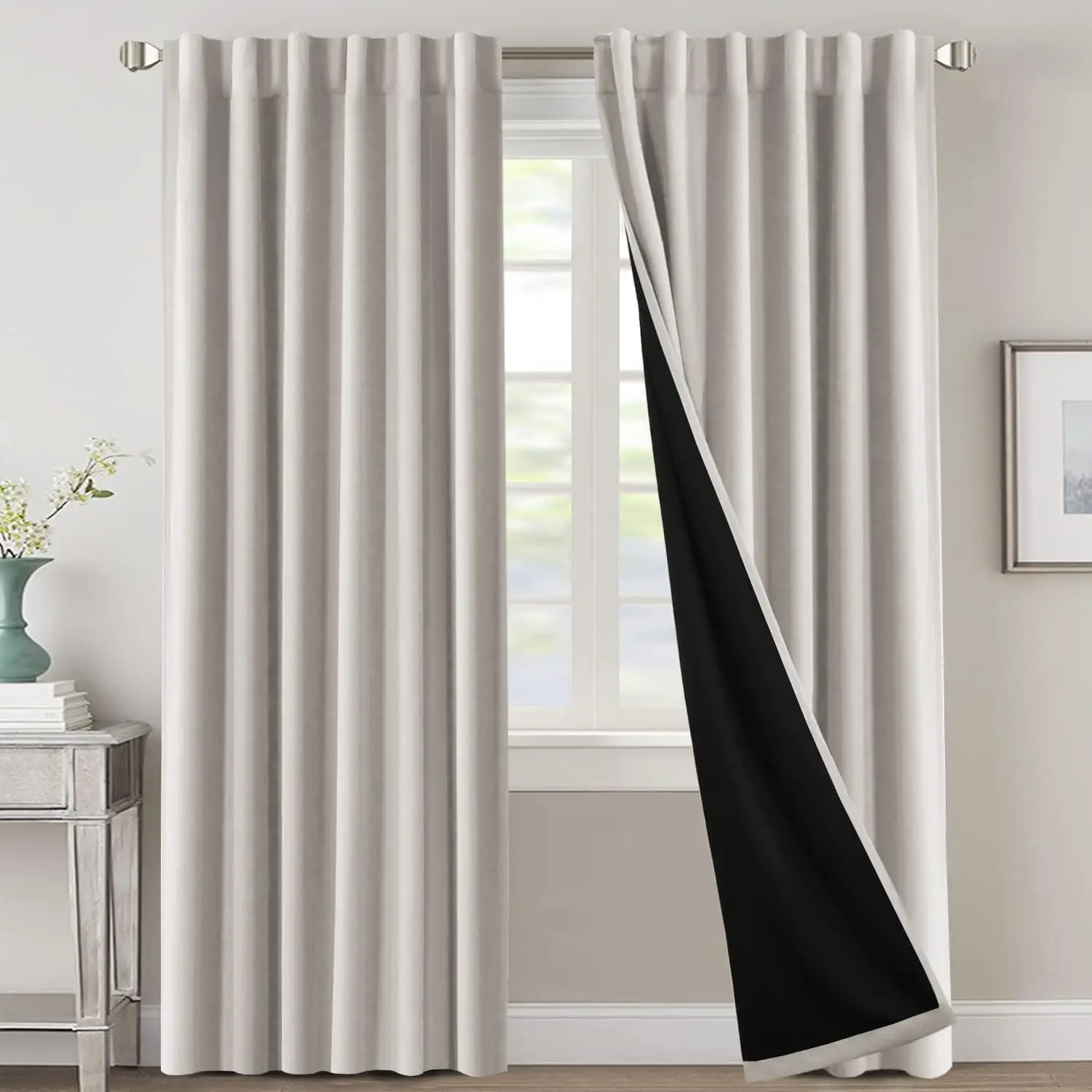 100% Blackout Living Room Curtains