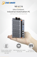 Mini PC sans ventilateur NODKA pour rail DIN, automatisation, ordinateur industriel, processeur J1900 J6412
