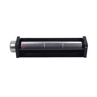 Ventilateur de refroidissement DC, ventilateur d'extraction industriel à flux croisé 43150 DC 12V 24V en alliage d'aluminium, extracteur d'air de cuisine, personnalisable ODM