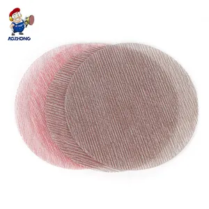 80Grit Grip Disc 6 Inch Mesh Sanding Discs Net Dust-free Hook Loop Sandpaper Abrasive Mesh Disc Replacement For Mirka Abrabet