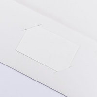 Carpeta azul personalizada de primera calidad, ranura para tarjeta elegante, soporte para documentos, carpeta de oficina ecológica duradera, carpeta profesional elegante
