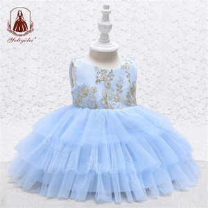 Vestidos bonitos para niñas, vestidos De <span class=keywords><strong>18</strong></span> <span class=keywords><strong>meses</strong></span> De Crmonie para niñas, vestidos De princesa para niñas, vestido De Ángel dorado, gran oferta - Product Image 3