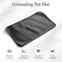 Tapis de mise à la terre pour animaux de compagnie, en cuir PU, antistatique, conducteur, sûr et confortable, OEM/ODM disponible