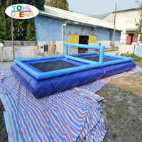 Piscine de volley-ball gonflable de jeux d'eau commerciale personnalisée de haute qualité adaptée aux événements en plein air et aux fêtes