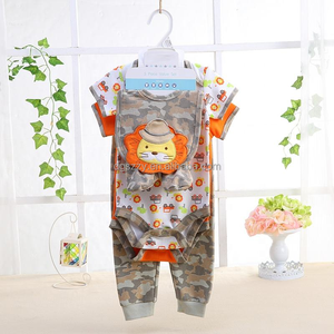 Tuta bambino 5 pezzi estate lavorato <span class=keywords><strong>a</strong></span> <span class=keywords><strong>maglia</strong></span> vestiti del bambino nuovi nati vestiti <span class=keywords><strong>per</strong></span> il bambino <span class=keywords><strong>per</strong></span> l'estate 3-12 mesi - Product Image 3