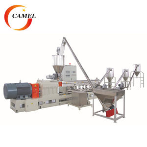 Línea de reciclaje de peletización compuesta de plástico de madera WPC/máquina de producción de granulador de plástico con extrusora de doble tornillo paralelo - Product Image 3