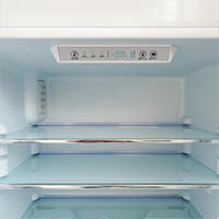 Nouveau prix d'usine, mini réfrigérateur-congélateur domestique 196L, réfrigérateur en plastique intégré, tiroir sous le comptoir, mini bar