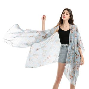 Delle donne Di Modo Del Bikini Cover Up <span class=keywords><strong>Estate</strong></span> di Stampa di 110*66 centimetri Beach Sarong Sciarpa Scialle Pianura - Product Image 3