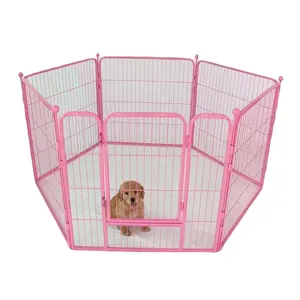 Zunhua Meihua fabricant Cage pour chien clôture en fer forgé à l'épreuve des prix bon marché pour grand chien clôture pour chien sans fil