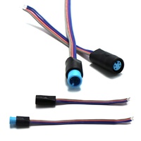 M6 Aviation Plug 2-4 Core Connecteur Étanche Mâle à Femelle Câble D'accueil 3P 4P Broches DC RCA Type 2A Courant Nominal Cordon D'alimentation