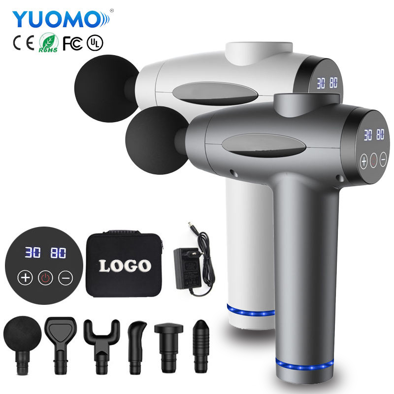 Wholesale Vibration Massage Gun Custom Electric Massage Gun Handheld Muscle Deep Tissue Massager for Body Portable Professional