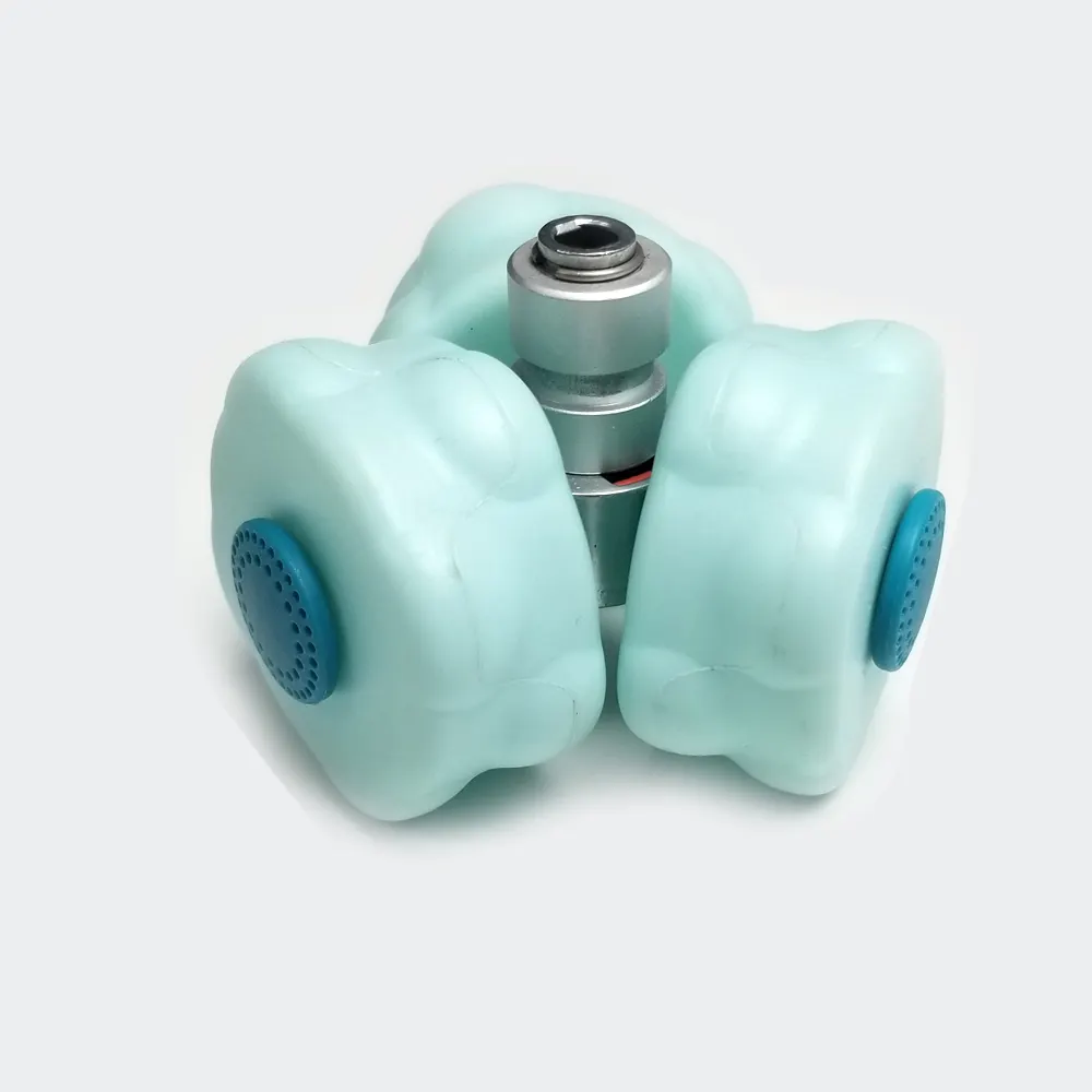 HDPE plastic hot cold massager part ice pack roller for massager