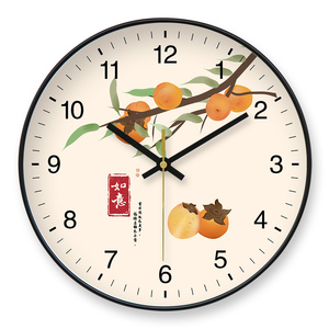 Đồng hồ treo tường tròn 16 inch với thiết kế "may mắn, may mắn" - Product Image 6