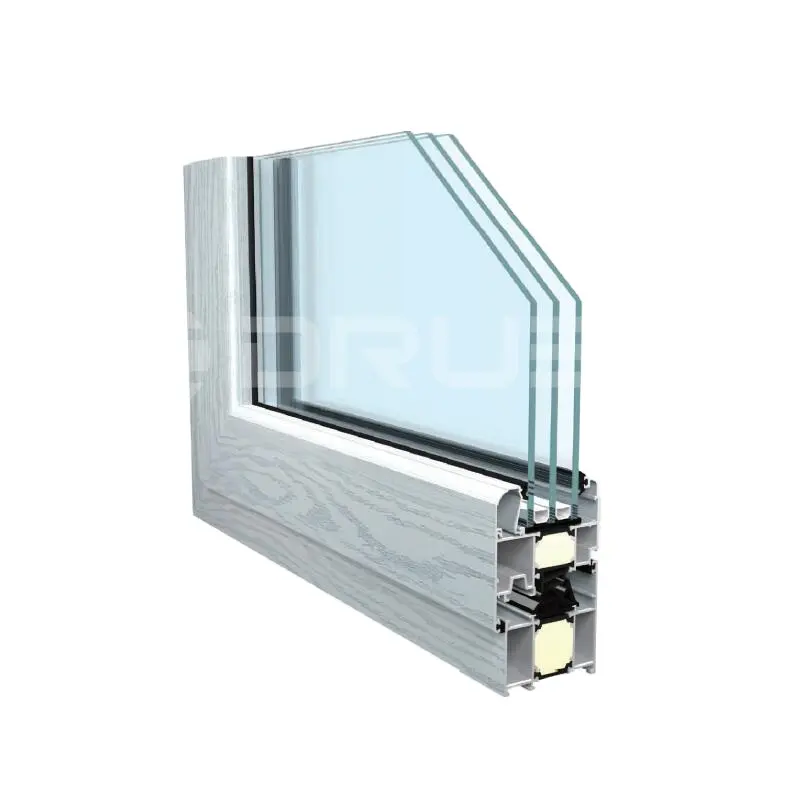 Özel boyut alüminyum kanal pencere ve kapı çerçeve profili