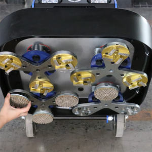 Hecho en China, molinillo de suelo de hormigón cuadrado manual de 220V/380V y 630mm, motor automático para eliminar suelos epoxi viejos, V/mm - Product Image 1