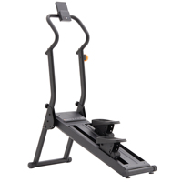 Appareil d'exercice pliable multi-inclinaisons pour grimper les escaliers avec résistance magnétique réglable et 3 niveaux d'inclinaison pour usage domestique