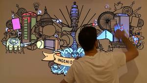 35 Giochi Interattivi a Proiezione 3D su Parete, Giochi di Schiacciamento Palle per Parchi Giochi per Bambini su Grande Schermo da 5x96 Metri - Product Image 3