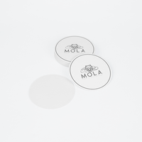 Sous-verres en papier personnalisés en gros, sous-verres absorbants pour restaurant, bar, café, hôtel