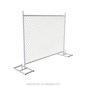 1,83*3,65 M American Galvanized Temp <span class=keywords><strong>Femce</strong></span> Construction Chain Link Panel Cercado temporal - Product Image 1