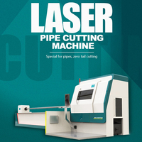 Machine de découpe laser à fibre CNC de type portique manuelle/automatique RAYTHER pour tubes métalliques, haute précision, IA, BMP, acier inoxydable, carbone
