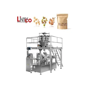 LINTYCO manufacturer 200g-2kg rotary premade bag doy pack solid small candy packing machine