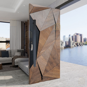 <strong>New</strong> 2023 Luxury Design Special Entrance <strong>Door</strong> Exterior Front Pivot <strong>Door</strong> Modern Entry Wooden Aluminum Pivot <strong>Door</strong> - Product Image 2