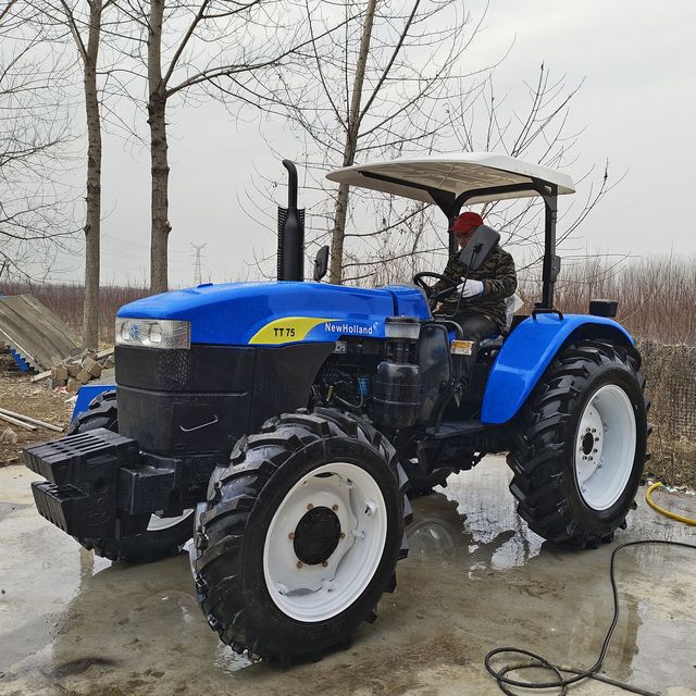 High Quality New Design in China Tractors Mini 4x4 75hp 4 Drive Machine Diesel Agricultural Farm Tractor