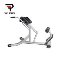 Chaise romaine réglable PILOT SPORTS, banc d'extension dorsale commercial pour la musculation de la taille et du tronc à domicile