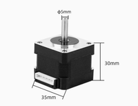 Kit moteur pas à pas Nema 14, 1,8 degré, 42 mm, 2 phases, 4 fils, hybride, pour imprimante 3D, machine de gravure CNC, DC 12V/24V, 0,4-1,2 kW