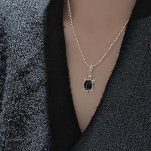 จี้เต่าเงิน S925 ดีไซน์กระดูกอ๊อราเคิล สไตล์จีน เครื่องประดับทางจิตวิญญาณสำหรับทุกเพศ - Product Image 3