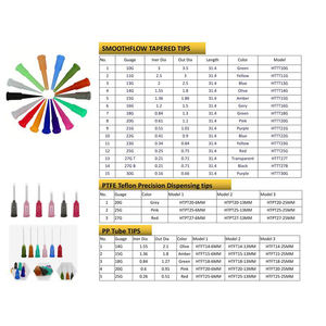 Kunststoff TT SMOOTHFLOW Konische AUSGEGLATTETE NÄLCHEN Zhenju Marke HTTT Modell 6mm/13mm/25mm Länge für Klebstoff-Flüssigkeitsdosierung - Product Image 2