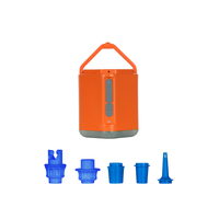 Pompe à air électrique portable à moteur sans balais efficace, batterie 4000 mAh, 2,1 PSI/14,48 KPA pour SUP, kayak gonflable