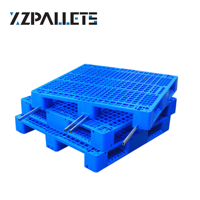 Palette en plastique robuste 1000x800, nouvelle palette industrielle empilable pour la logistique et l'entreposage