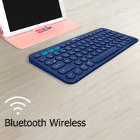 Logitech-clavier sans fil K380, Mini accessoire pour ordinateur, PC, clavier muet, Ultra-fin, nouveauté