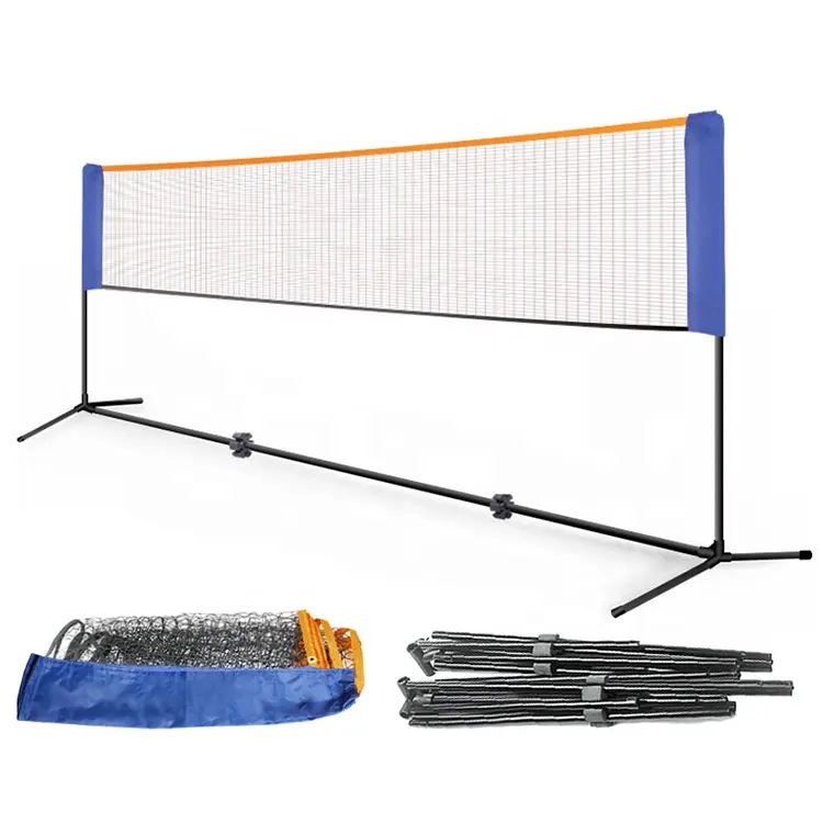 3M Mini Groothandel Top Hoge Kwaliteit Indoor Draagbare Tennis Badminton Oefennet Aangepast Logo