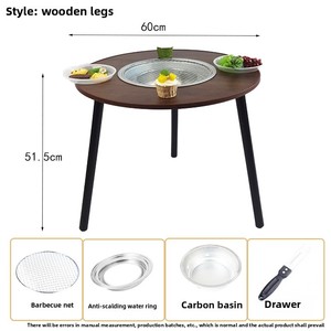 <span class=keywords><strong>Table</strong></span> de pique-nique multifonctionnelle en MDF réglable, pour camping en plein air, barbecue, cuisinières à gaz et à induction, logo personnalisé pour les distributeurs étrangers - Product Image 3