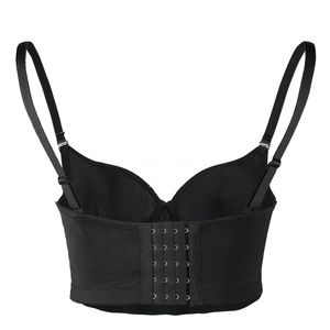 Top Bandeau sin Tirantes con Pedrería y Diseño de Espina de Pescado, Estilo Europeo, Tallas XS S M L XL - Product Image 4