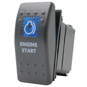 สวิตช์โยกแบบกดติดปล่อยดับ สำหรับปั๊มน้ำท้องเรือ 12V/24V IP66 ติดตั้งบนแผงควบคุม กระแสไฟสูงสุด 20A สำหรับเรือเดินทะเล เรือยอชท์ และเรือเดินสมุทร - Product Image 5